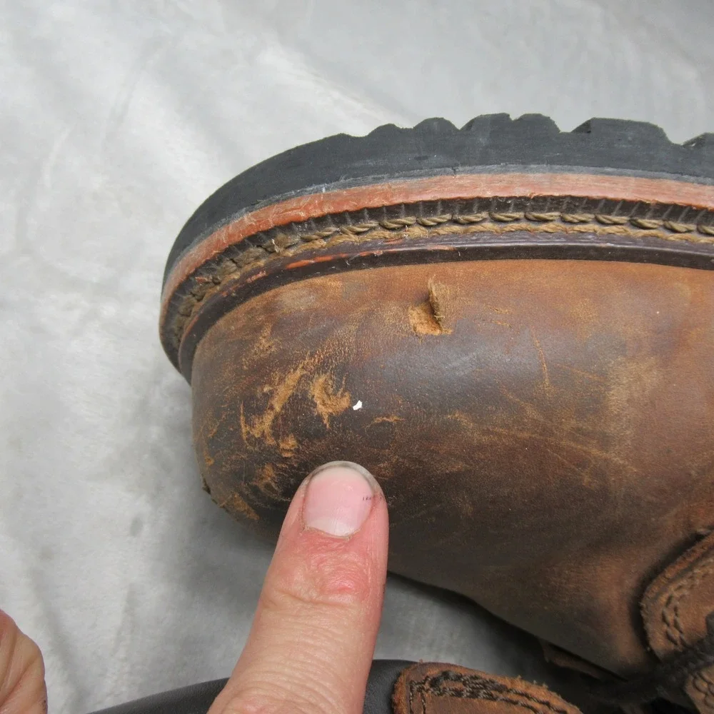 Thorogood Mens Boots 11W Brown Leather‎ 6